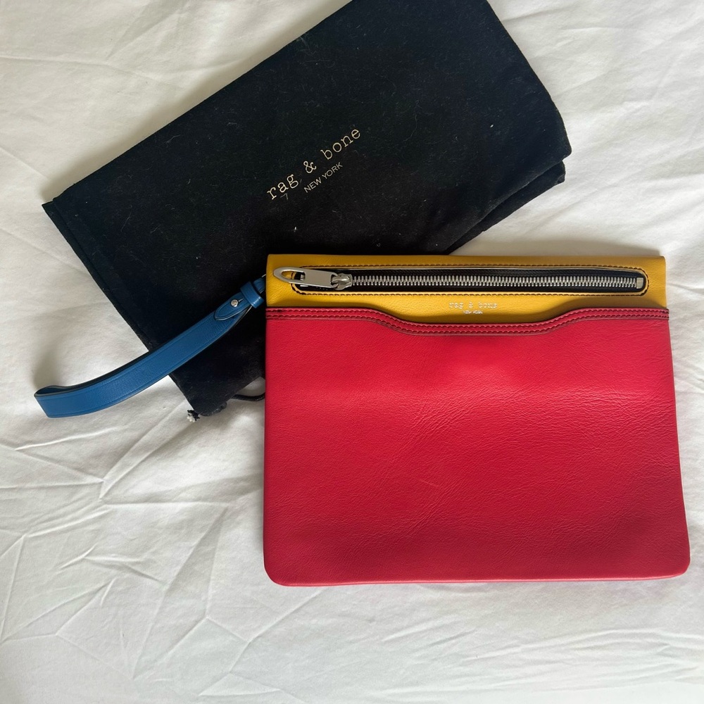 Rag and Bone Leather Wristlet